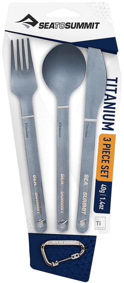Sea to Summit Titanium Spoon, Fork and Knife Set