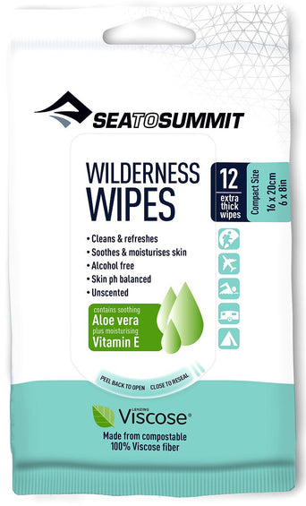 Sea to Summit Wilderness Bath Wipes Compact