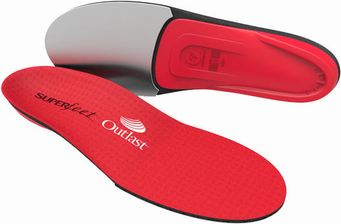 Superfeet Designed Comfort Red Hot Ski & Snowboard Boots Footbed - Men's