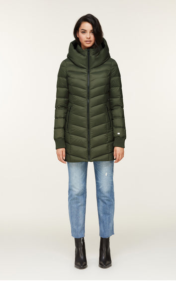 SOIA & KYO Alanis-N Hooded Down Coat - Women's