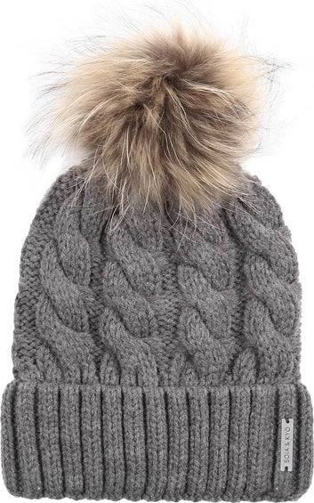 SOIA & KYO Women's Amalie Knit Hat - Racoon Fur