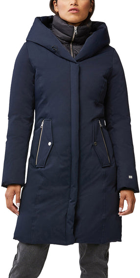 SOIA & KYO Annalise-MBN Hooded Long Down Coat - Women's