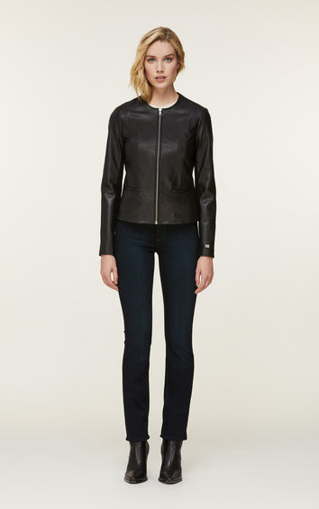 SOIA & KYO Audree Leather Jacket - Women's