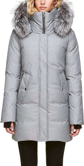 SOIA & KYO Women's Augustine-Fx Down Coat - Fox Fur