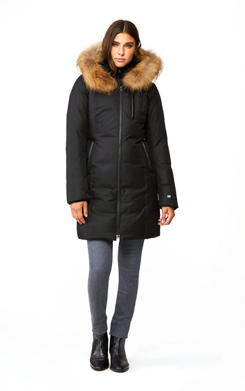 SOIA & KYO Christy-N Down Coat - Raccoon Fur - Women's