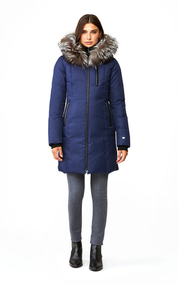 SOIA & KYO Christy-XN Down Coat - Fox Fur - Women's