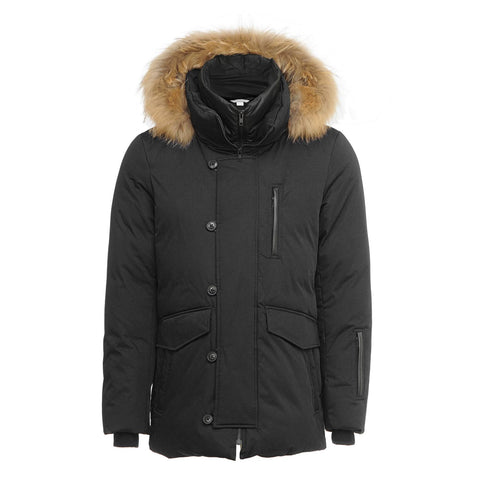 SOIA & KYO Men's Reuben Down Coat - Racoon Fur