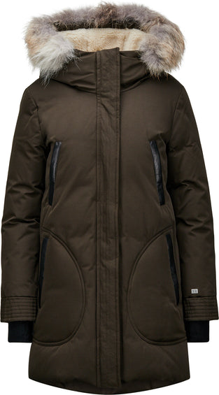 SOIA & KYO Saundra-CN Hooded Down Coat - Raccoon Fur - Women's