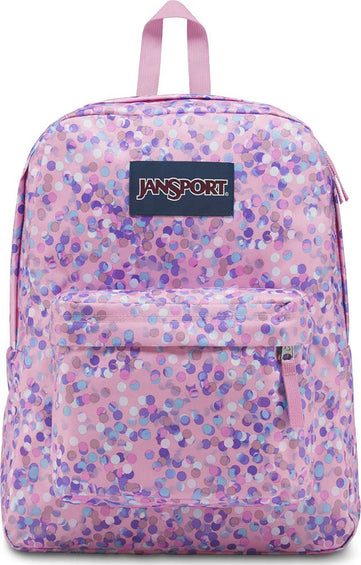 JanSport Superbreak 25L Backpack Pink Sparkle Dot