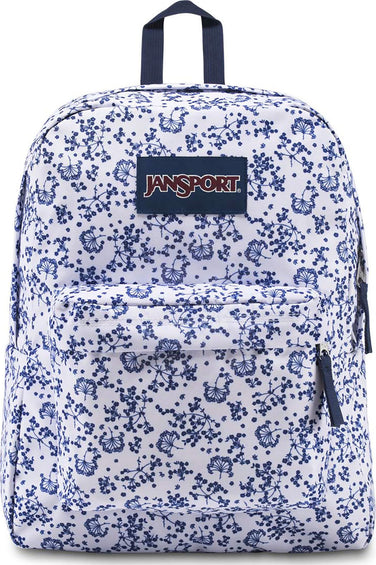 JanSport Superbreak 25L Backpack White Field Floral