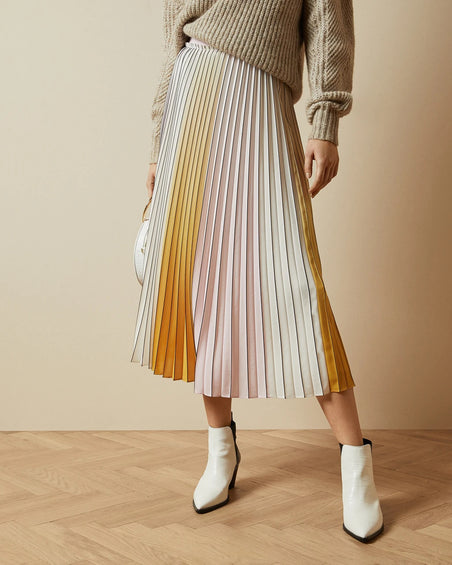 Ted Baker Noviia Ombré pleated skirt - Women's