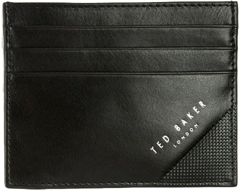 Ted Baker Embossed Corner Leather Cardholder Rifle