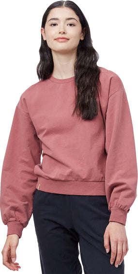 tentree French Terry Balloon Sleeve Crew Neck Sweatshirt - Women's