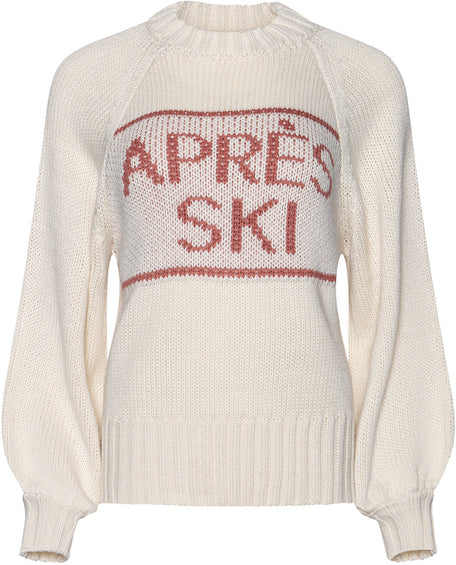Tissées Serrées Apres-Ski Loose Fit Knit Sweater - Women's