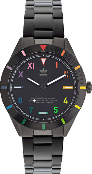 Timex Adidas Originals Watch with Black Dial and Black Bracelet 