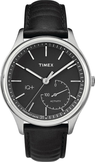 Timex IQ+ Move Watch - Black/Silver