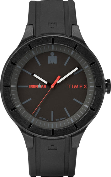 Timex Ironman 43Mm Silicone Strap - Black