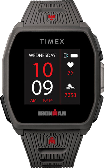 Timex IRONMAN R300 GPS 41mm Watch - Silicone Strap - Gray