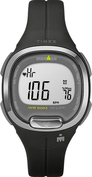 Timex Ironman Transit+ 33mm Watch - Resin Strap - Silver Tone