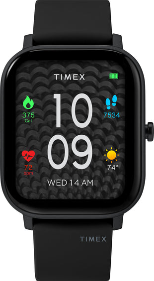 Timex Metropolitan S 36mm Watch - Silicone Strap - Black