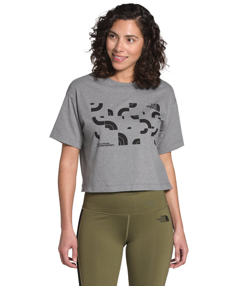 The North Face Dome Jumble Short Sleeve Cropped Tee - Women’s 