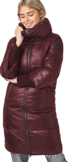 Toboggan Canada Clarice Ribbed Long Puffer Jacket - Women's