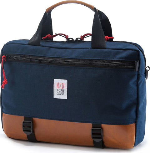 Topo Designs Commuter Briefcase Navy/Leather 13L