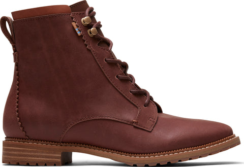 TOMS Penny Brown Leather Nolita Boots - Women's