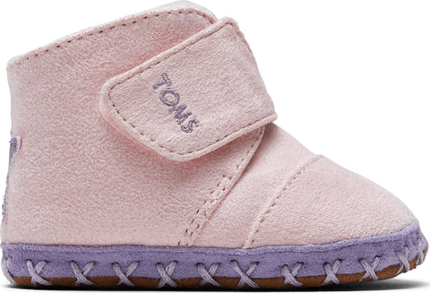 TOMS Pink Microsuede Star Tiny Cuna Boots - Toddler