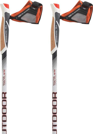 TSL Outdoor Tactil C100 Cork Spike CrossOver Walking Poles