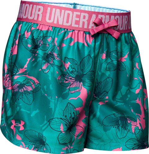 Under Armour Play Up Printed Shorts - Girls