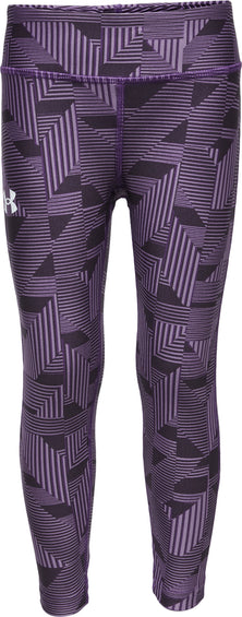 Under Armour HeatGear Armour Printed Ankle Crop Leggings - Girls