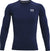 Under Armour HeatGear Armour Long Sleeve Baselayer Top - Men's - Midnight Navy - White