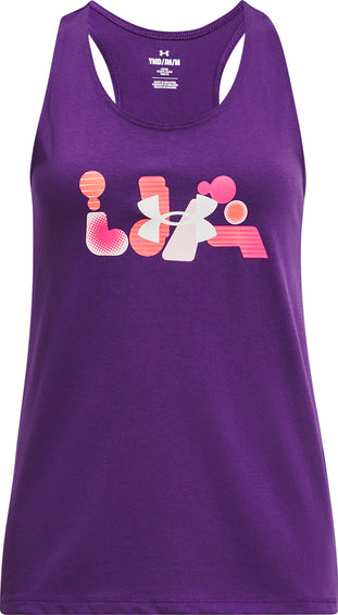 Under Armour Bubble Abbreviation Tank Top - Girls