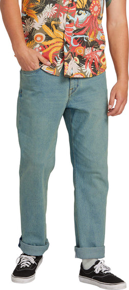 Volcom Kinkade Regular Fit Jeans - Allover Stone Light - Mens