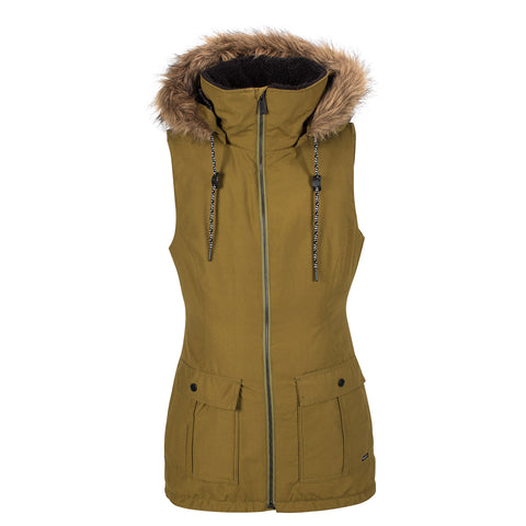 Volcom Women's Longhorn Insulated Vest - Syntheric Fur