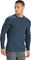 Vuori Strato Tech Long Sleeve T-Shirt - Men's - Navy Heather