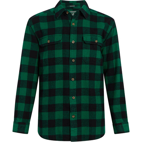 Woolrich Men's Oxbow Bend Plaid Flannel Shirt (Modern Fit)