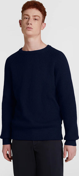 Woolrich Rib-Stitched Wool Crewneck Sweater - Men's