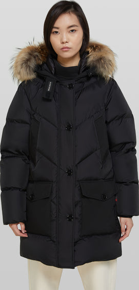 Woolrich Logo Down Parka Detachable Fur - Women's