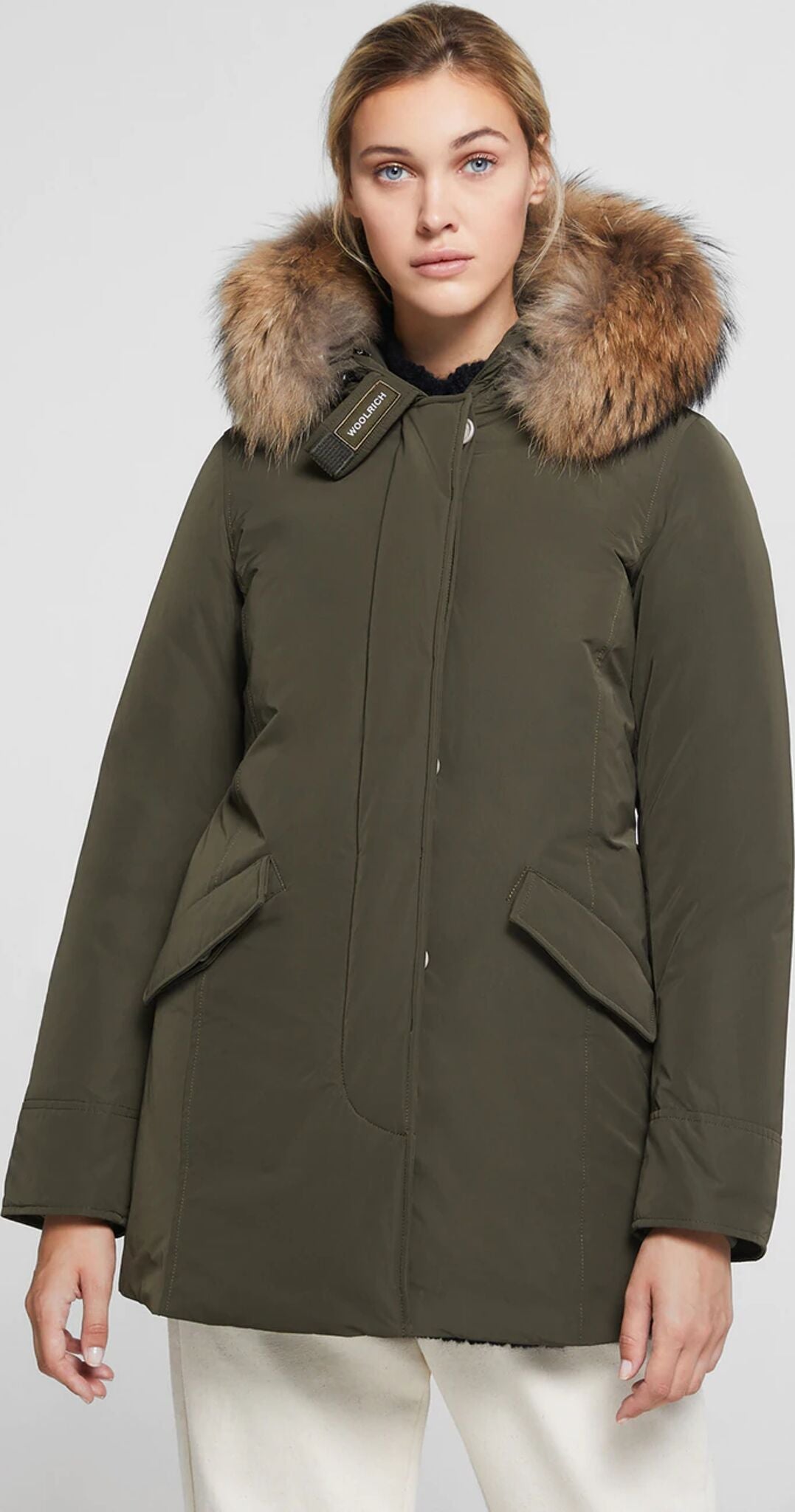 Woolrich Luxury Arctic Parka With Raccoon Fur - Women's