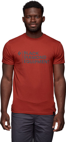 Black Diamond Stacked Logo Tee - Men's
