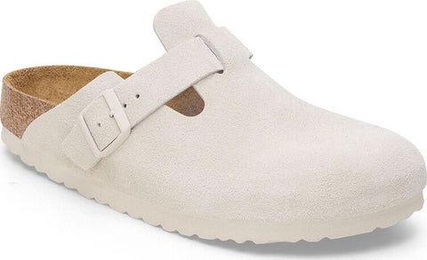 Birkenstock Boston Soft Footbed Suede Leather Sandal [Narrow] - Unisex