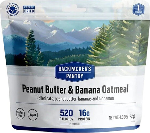 Backpacker's Pantry Peanut Butter and Banana Oatmeal