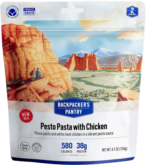 Backpacker's Pantry Pesto Pasta with Chicken