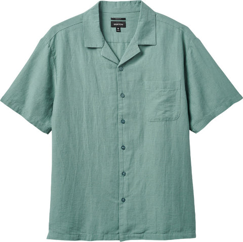 Brixton Bunker Linen Blend Short Sleeve Shirt - Men's