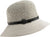 Canadian Hat Carlie Large Crochet Cloche Hat with Leather Band - Women's - Grey