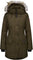 Canada Goose Trillium Heritage With Fur Parka - Women's - Military Green