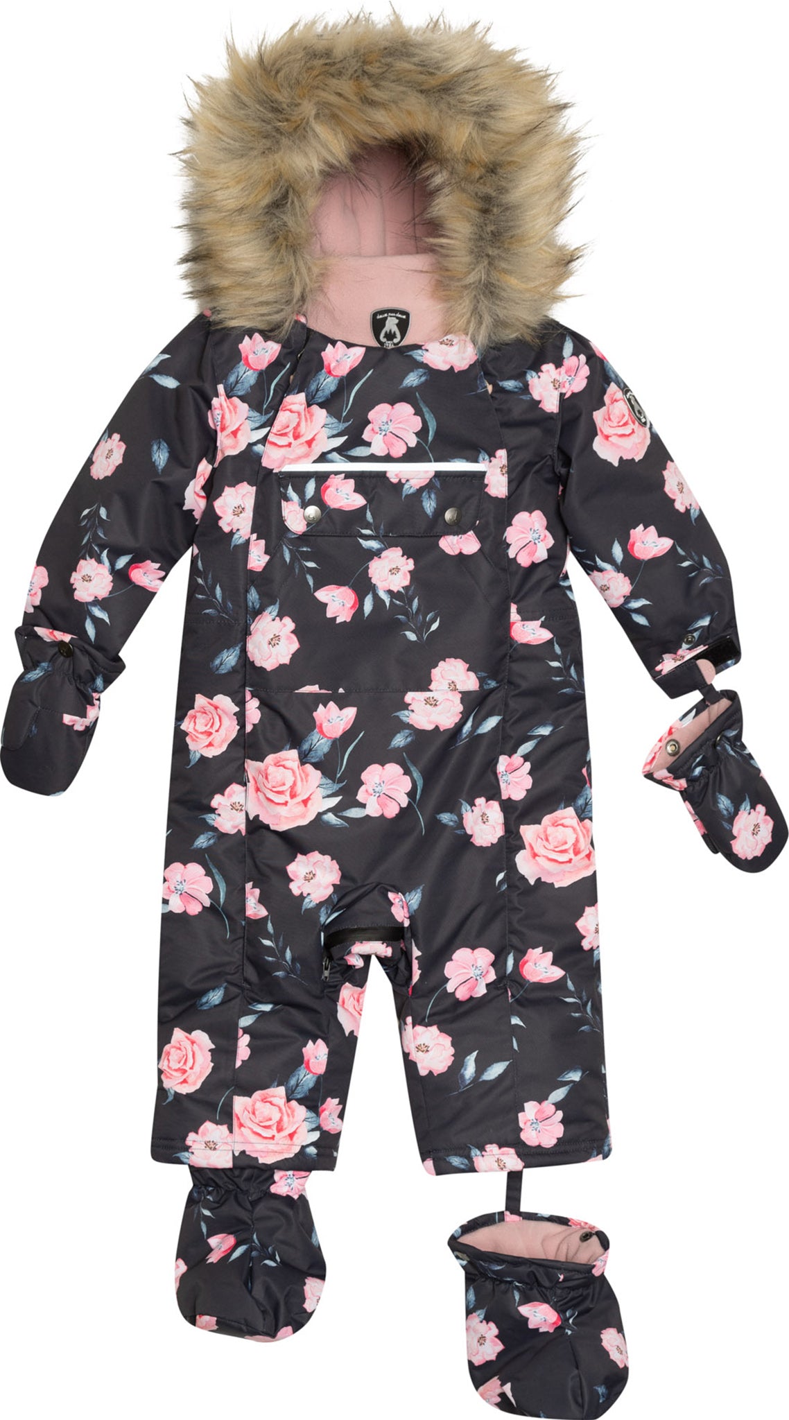 Deux par Deux One Piece Car Seat Snowsuit Baby Girls Altitude Sports