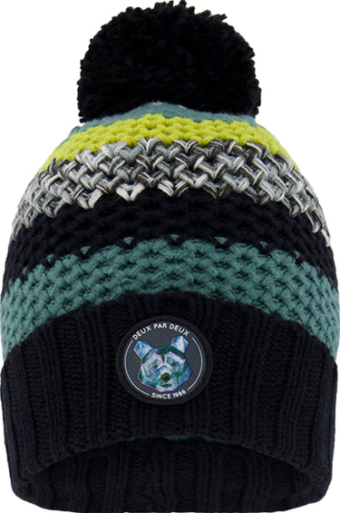 Deux par Deux Striped Knit Hat - Boys
